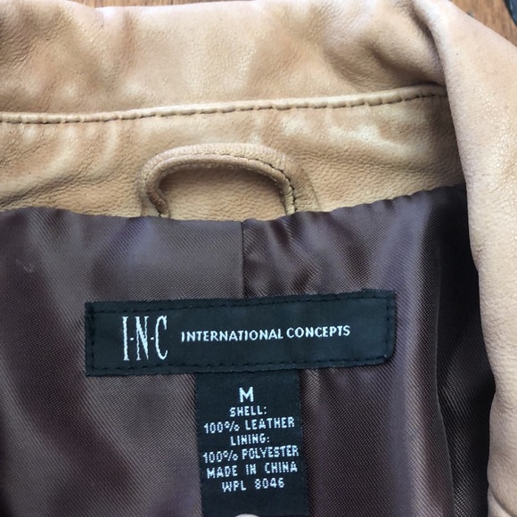 INC Leather Jacket - Picture 2 of 13